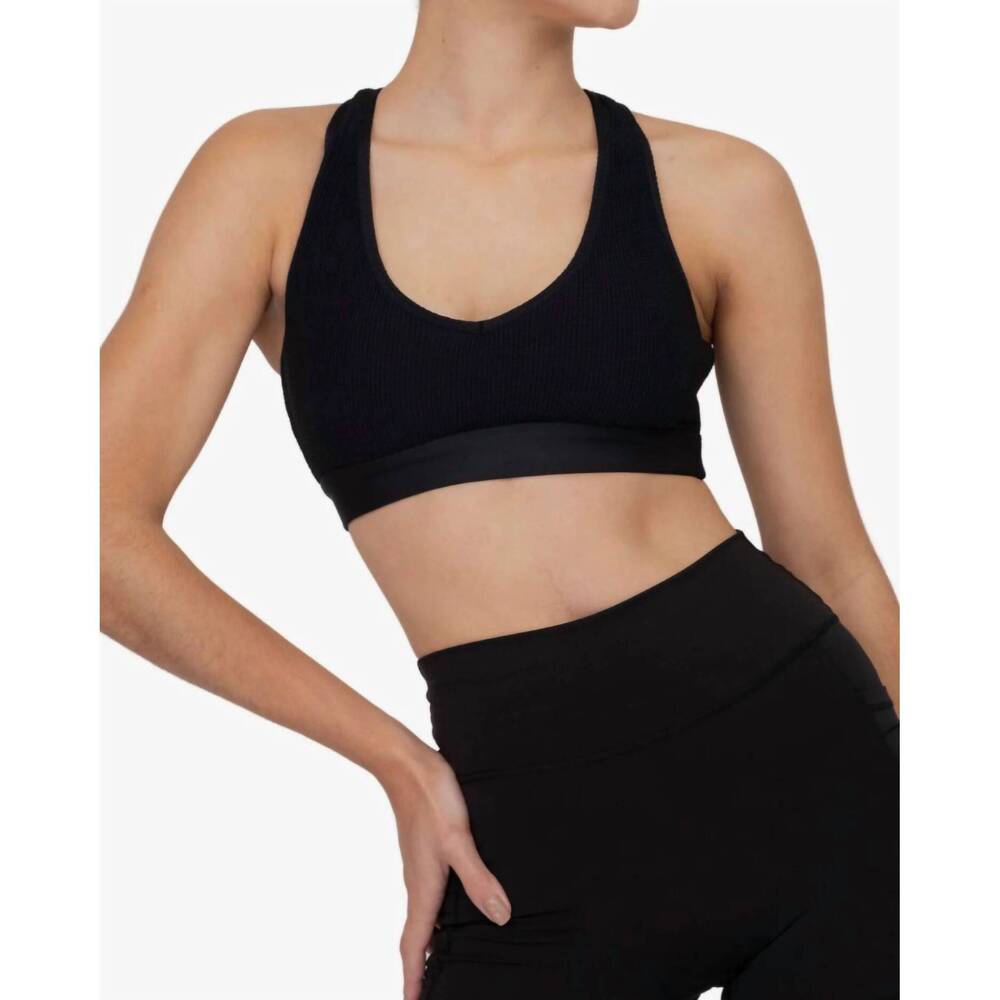 NEW RAE MODE athleisure sports bra in black